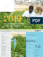 Accelerating Innovation in A Changing World: Syngenta Sustainable Business Report