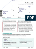 Mrs M Altman 2019-20 Tax Return
