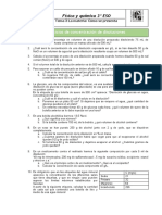 FQ3 - T3 - 13 Ejercicios Concentración de Disoluciones