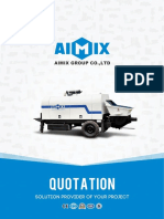 ABT60C Concrete Pump AIMIX - 202002