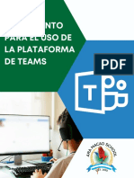 Reglamento Uso de La Plataforma de Teams