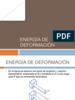 Energia de Deformación