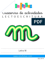 ESC0019 Letra M Lectoescritura Edufichas