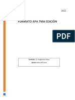 FORMATO APA 7 Edición