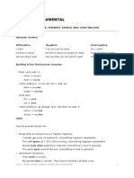 Inglés Instrumental: Unit 1. Verb Tenses. Present Simple and Continuous