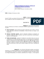 Decreto 55-94 Normas de Emision, Sello Verde y Rotulo de Motor