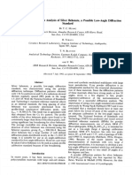 X-Ray Powder Diffraction Analysis of Silver Behenate, A Possible Low-Angle Diffraction Standard