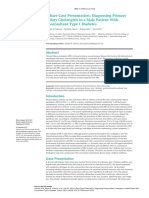 A Rare Case Presentation Diagnosing Primary Biliary Cholangitis in A Male Patient With Concomitant Type 1 Diabetes