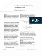 Ost Effective Frequency Measurement For Production Testing: Author: Ralf Stoffels