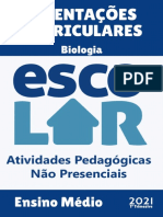 Orientações Curriculares SEDU 2021 - Biologia