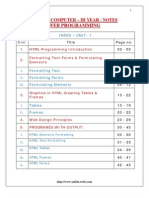 Web Programming Unit - I