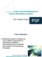 Practical Issues in The Development of Secure Distributed Systems