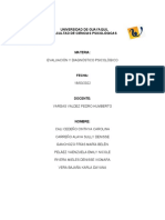 Modelo de Informe Caso de Evaluaciòn y Diagnòstico Psicològico y Procedimientos A Seguir en El Caso