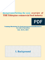 Overview of Ethiopian Commercial Feed Industry