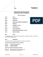 Opss-Prov 906 - 2020 - Construction Specification For Structural Steel For Bridges