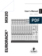 Behringer Eurorack MX2004A Mixer