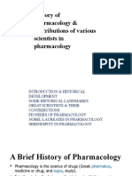 PHARM - LEC 1 History of Pharmacology