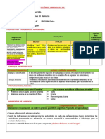 SESION DE APRENDIZAJE-Religion Marzo - 2022