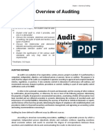 Chapter I - Overview of Audit