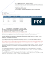 Exercícios de Ligações Químicas e Suas Propriedades