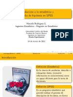 1 - Introducción A Estadística y Prueba de Hipótesis en SPSS (Agronomía)