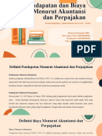 Pendapatan Dan Biaya Menurut Akuntansi Dan Perpajakan