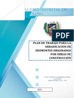 Plan de Trabajo de Diagnostico de Puntos Criticos