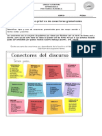 LENGUAJE 7° AÑO N°2 Conectores Gramaticales