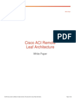 Cisco ACI Remote Leaf Architecture