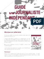 Le Guide Du Journaliste Indépendant: Mis À Jour en Juillet 2010