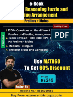 Radhey Ki Reasoning Puzzle and Seating Arrangement: Exam Centric