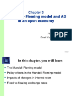 CHAPTER 3 Mundell - Flemming Model and Exchange Rate