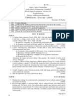 15EEE401 Electric Drives and Controls: Answer All Questions Part A (6 X 4 24 Marks)