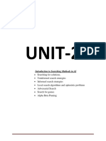 UNIT-2: Introduction To Searching Methods in AI