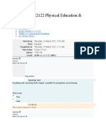 BAED Pedh Grade 12 2122 Short Quiz 8