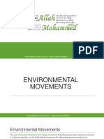 4.1 - Environmental Movements