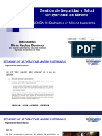 Gestión Seguridad Minería - Sesión 3-4-5