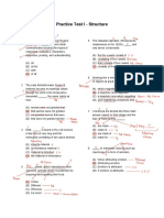 Ayppositive: Practice Test I - Structure