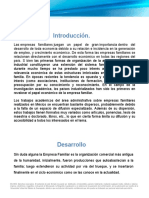 Ensayo La Importancia de Los Negocios Familiares en Las Finanzas de México.