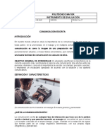 Doc. No. 1 Definición y Características de La Comunicación Escrita