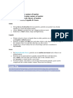 Particulate Nature of Matter