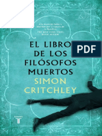 Simon Critchley El Libro de Los Filosofos Muertos