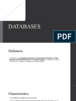 Databases