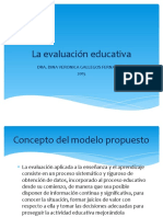 Tipologia de La Evaluacion CASANOVA