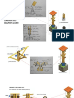 Detalle Constructivo-Columna Bambú