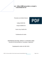 13.3.1 Packet Tracer - Use ICMP To Test and Correct Network Connectivity-Luis Andres Ramos