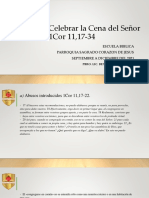 LA CENA DEL SEÑOR 1 Cor 11, 17-34 (4298)