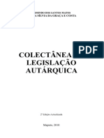 Colectanea Da Legislacao Autarquica