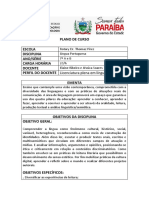 Plano Curso - 7º Ano