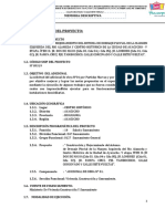 Memoria Descriptiva Adicional N°01 Saneamiento